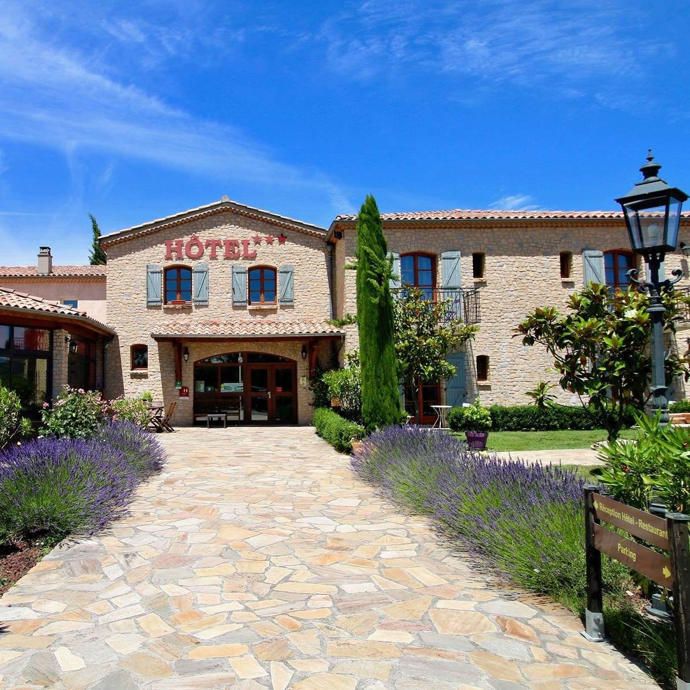 Logis Hotel Restaurant Le Mas De Mon Pere Saint-Jean-le-Centenier Eksteriør bilde